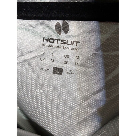 New Wo Tags Men's M Hotsuit Hooded Sauna Jacket Tech Wear Runner Running Workout - Picture 3 of 10